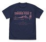 Cowboy Bebop Sword Fish II T-Shirt Indigo S (Anime Toy)
