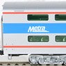 (HO) Bi-Level Passenger Car 4-Window Coach Chicago Metra #7780 (Model Train)