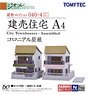 The Building Collection 040-4 Contemporary Townhouses (Colonial Roof) (Built-For-Sale House A4) (Model Train)