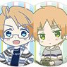 Hetalia The World Twinkle Trading Can Badge (Relax Style Ver.) (Set of 8) (Anime Toy)