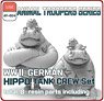 WWII German Hippo Tank Crew Set B (2 Figures) (Plastic model)