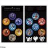 Kingdom Hearts Stained Glass Clear Sticker Set (Anime Toy)