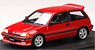 Honda Civic Si(AT) 1984 Mugen MR-5 With Wheel Red (Diecast Car)