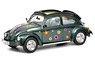 VW Beetle Open Roof Flower Green (Diecast Car)