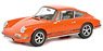 Porsche 911 S Coupe Orange (Diecast Car)