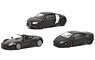 Concept Black 3-Car Set Porsche 918 Spider, Audi R8 Coupe, Lamborghini Huracan (Diecast Car)