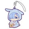 Gyugyutto Rubber Strap Re: Life in a Different World from Zero Tsukimi Ver. Rem (Anime Toy)