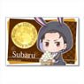 Gyugyutto Big Square Can Badge Re: Life in a Different World from Zero Tsukimi Ver. Subaru (Anime Toy)
