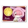 Gyugyutto Big Square Can Badge Re: Life in a Different World from Zero Tsukimi Ver. Ram (Anime Toy)