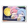 Gyugyutto Big Square Can Badge Re: Life in a Different World from Zero Tsukimi Ver. Ram & Rem (Anime Toy)