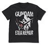 機動戦士ガンダム00 ガンダムエクシアリペア ヘッド Tシャツ BLACK XL (キャラクターグッズ)