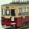 1/80(HO) Nishitetsu Fukuoka City Tram Type 500 Type-B (Bogie Type K-10) (Unassembled Kit) (Model Train)