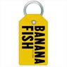 Banana Fish Synthetic Leather Key Ring Logo Yellow (Anime Toy)