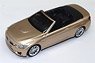 BMW M4 Cabrio S・ゴールド プルバックカー (ミニカー)