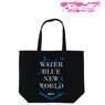 Love Live! Sunshine!! Foil Print Tote Bag (Water Blue New World) (Anime Toy)
