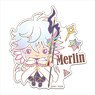 Fate/Grand Order Design Produced by Sanrio Big Die-cut Sticker Caster/Merlin (Anime Toy)