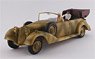 Mercedes 770 1941 Rommel with Driver Figures Camouflage Color (Diecast Car)