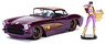 Hollywood Ride / Bombshells `57 Chevy Corvette & Batgirl (Diecast Car)