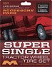 Super Single Tractor Wheel & Tire Set (Accessory)