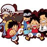 Rubber Mascot Buddy-Colle One Piece Luffy Special! (Set of 6) (Anime Toy)