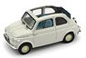 Fiat New 500 Economica Open Roof 1957 Light Gray (Diecast Car)