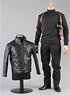 Spy Killer Leather Jacket A Black (Fashion Doll)