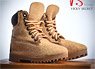 Leather Boots for Men A Camel Matte (Fashion Doll)