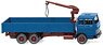 (HO) メルセデス・ベンツ LP 2223 High-sided フラットベッドトラック ブルー (鉄道模型)