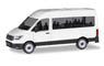 (HO) VW Crafter Bus High Roof White (Model Train)