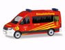 (HO) VW Crafter Bus High Roof `Officer in Charge Liebenburg / Goslar Fire Department` (Model Train)
