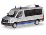 (HO) VW Crafter Bus Flat Roof `MTW ESS THW Achim` (Model Train)