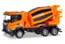 (HO) Scania CG 17 6x6 Concrete Truck Municipal Orange (Model Train)