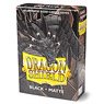 Dragon Shield Matte Japanese Size Black (60 Pieces) (Card Supplies)