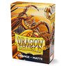 Dragon Shield Matte Japanese Size Orange (60 Pieces) (Card Supplies)