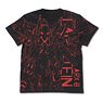 Full Metal Panic! Original Ver. ARX-8 Laevatein (Final Battle Type) All Print T-shirt Black S (Anime Toy)