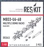 MBD3-U6-68 Multiple Bomb Racks (2 Pieces) (Plastic model)