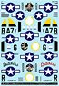 U.S. Army P-47D Thunderbolt `Pin-up Girls` (Decal)