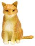Japanese Cats Red Tabby (Sitting) (Fashion Doll)