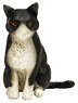 Japanese Cats Bicolor Cat (Sitting) (Fashion Doll)