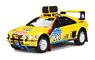 Peugeot 405 T16 Grand Raid #203 (Yellow) (Diecast Car)