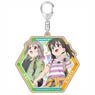 Encouragement of Climb: Third Season Wood Key Ring [Aoi & Hinata Ver.] (Anime Toy)
