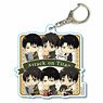 Gyugyutto A Little Big Acrylic Key Ring Attack on Titan Season 3/Eren & Levi (Assembly) (Anime Toy)