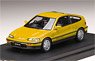 Honda CR-X Si (EF7) Yellow (Diecast Car)
