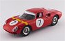 Ferrari 250 LM G.P. Angola Luanda 1964 #7 Willy Mairesse Victory Car (Diecast Car)