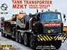 Tank Transporter MZKT Truck Trailer 742952+93783 (Plastic model)