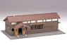 1/150 Scale Paper Model Kit Station Series 19 : Regional Station Building/Nishi-Otsuka Station Type (Unassembled Kit) (Model Train)
