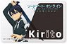 Sword Art Online Alicization IC Card Sticker Kirito (Anime Toy)