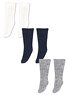 PNS Crew Socks Set (White/Navy/Gray) (Fashion Doll)