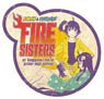 Ishin Nishio Exhibition (Monogatari Series) Travel Sticker 16 Fire Sisters (Anime Toy)