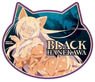 Ishin Nishio Exhibition (Monogatari Series) Travel Sticker 21 Black Hanekawa (Anime Toy)
